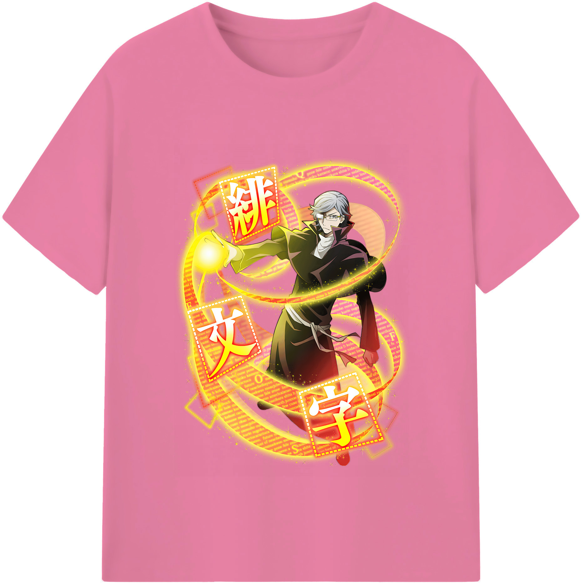 （画像用） 文豪ストレイドッグス Bungo Stray Dogs 綿100％半袖Tシャツ（フロントプリント）